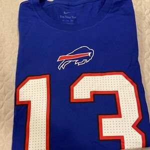 Nike Blue and Red Short Sleeve Tee